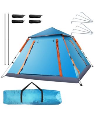 Camping Tent, Folding Design, Carry Bag, Netting, 4-5 Person for Camping, Travel and Outdoor Activities