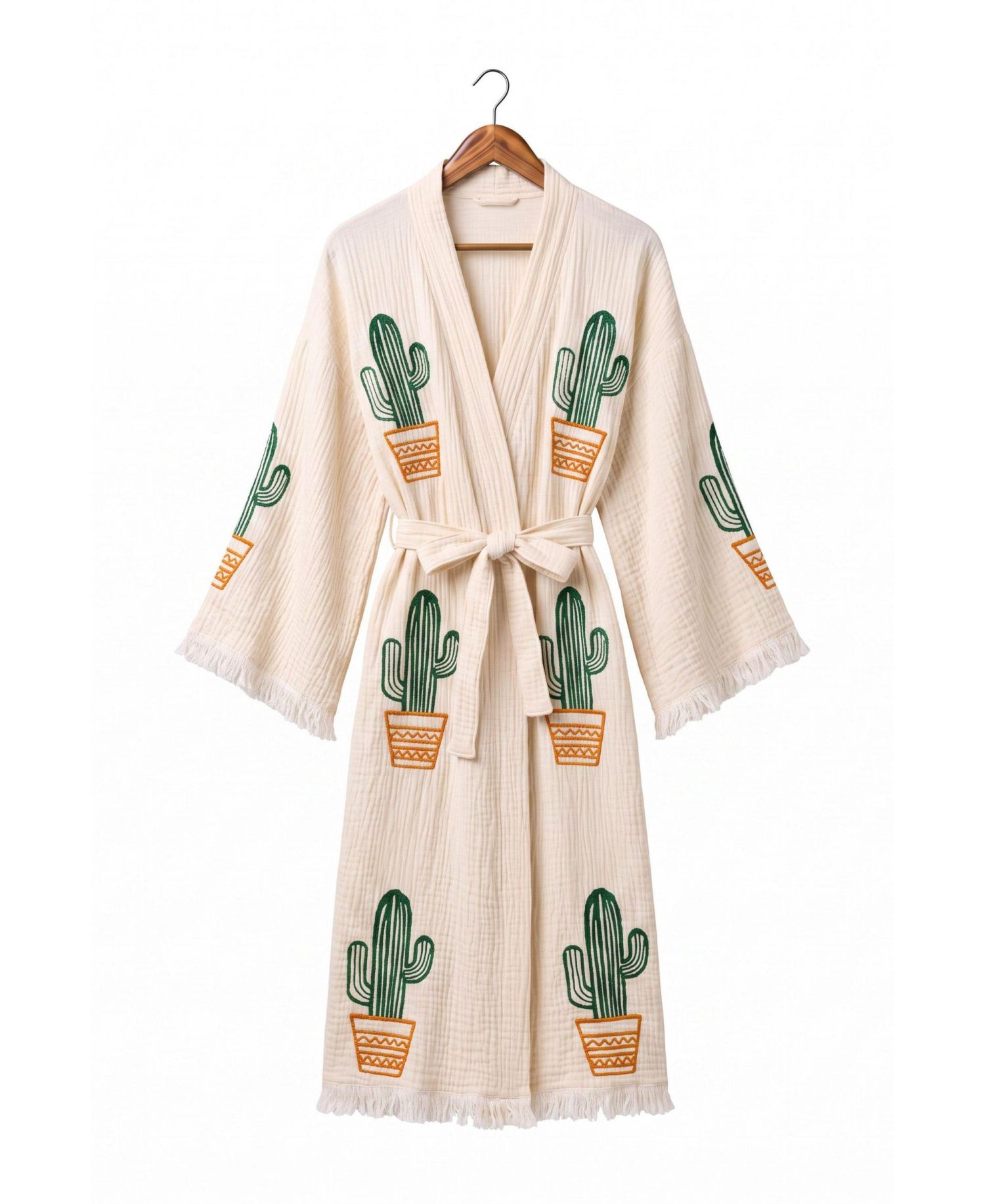 Women's Cora V-Neck Long-Sleeve Cover-Up Robe