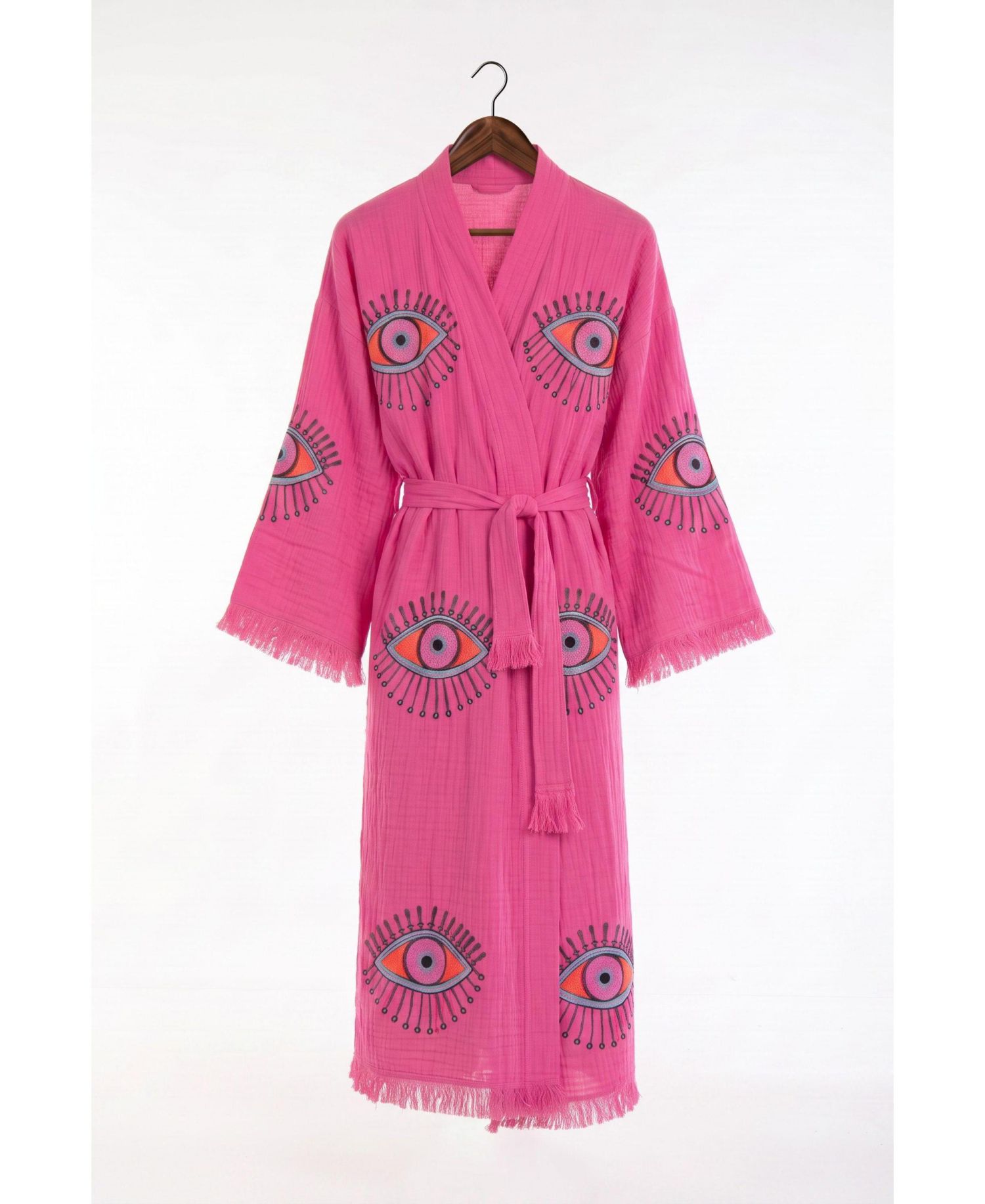 Women's Aria Long-Sleeve V-Neck Caftan Cover-Up Robe