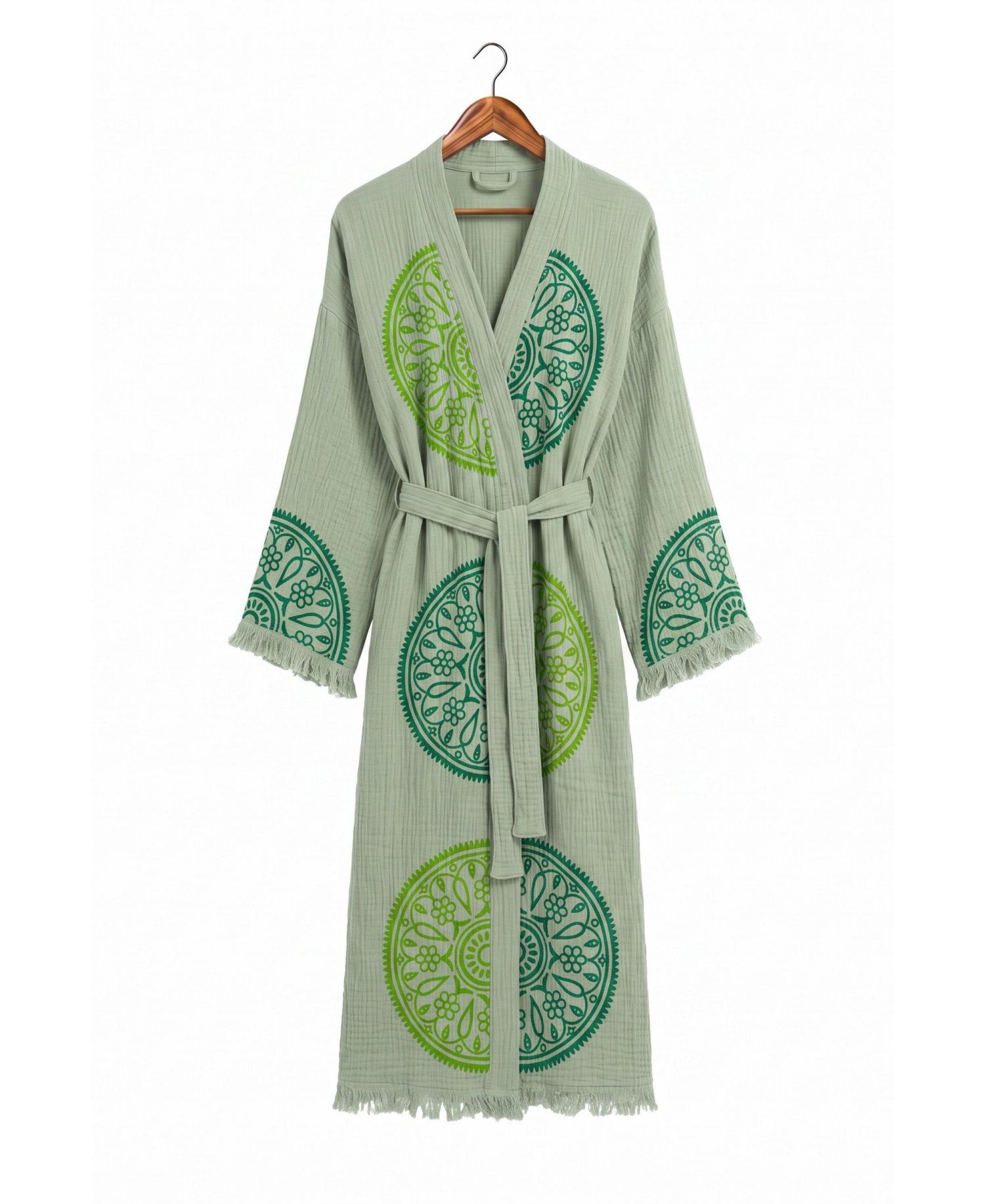 Women's Estelle Handmade Muslin Long-Sleeve Cover-Up Robe