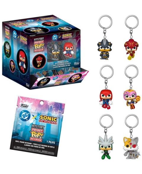Детский брелок Funko Pop! Justice League of America and Sonic Blind Box Keychain, Ages 6+