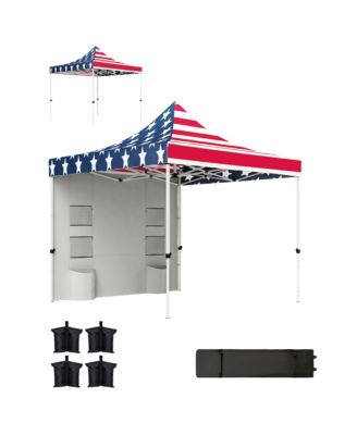 Outdoor Canopy Shelter, Storage Pockets, Pop-Up Setup for Camping, Travel and Outdoor Activities