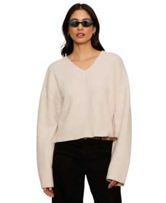 Women's Vanna Long-Sleeve Loose-Fit Cotton-Blend Sweater