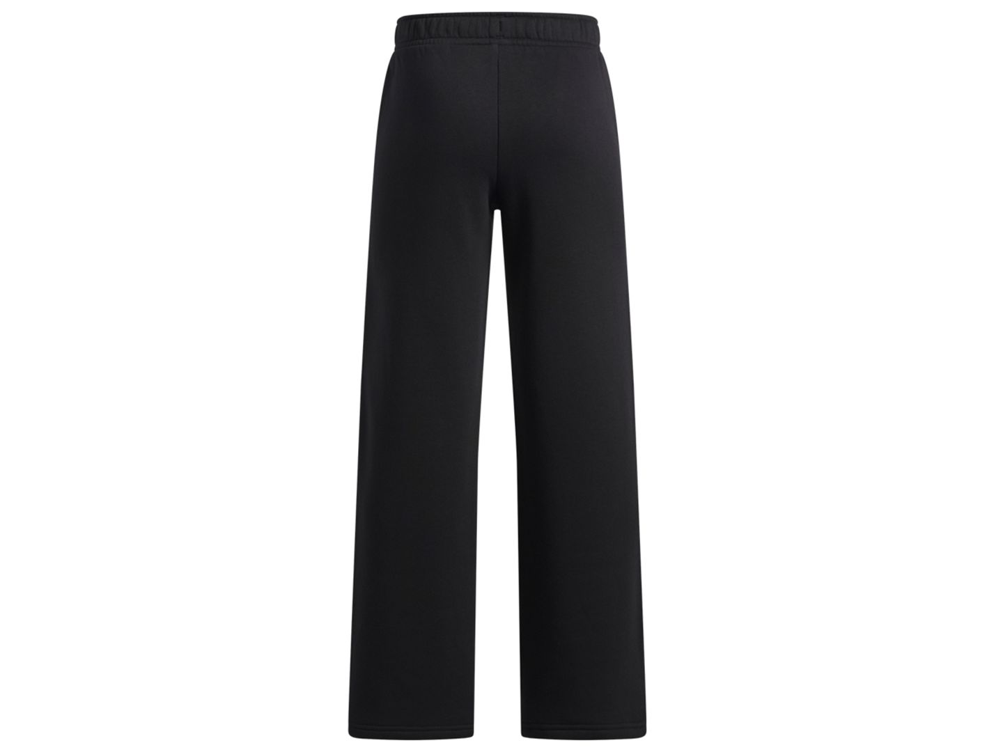 Брюки Under Armour Rival Fleece Open-Hem Cotton-Blend для мальчиков, цвет: Чёрный — фото 2
