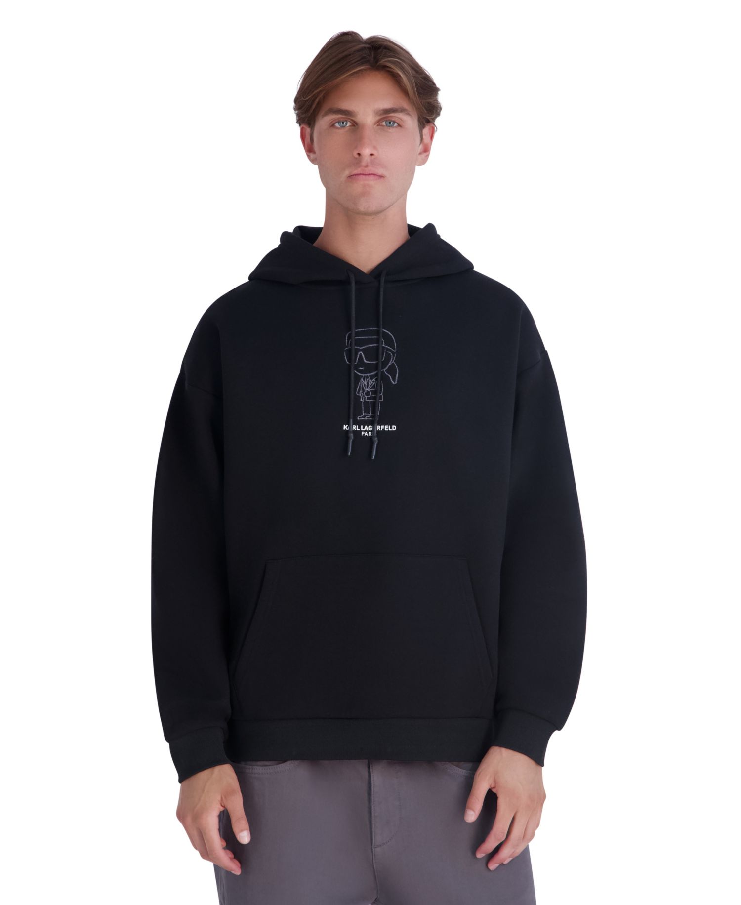 Men's Oversized Graphic Fleece Hoodie