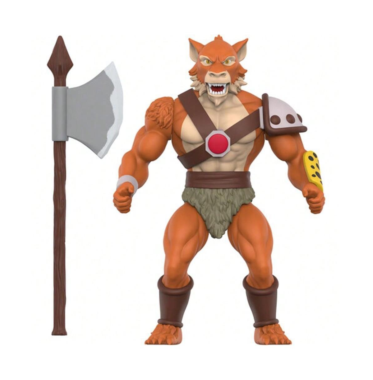 Super7 ThunderCats Jackalman Vintage Articulated Action Figure, 14 Years & Up