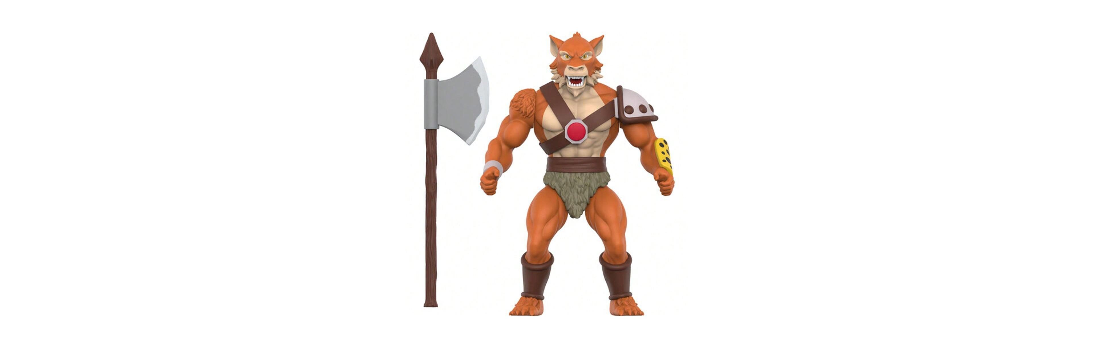 Super7 ThunderCats Jackalman Vintage Articulated Action Figure, 14 Years & Up