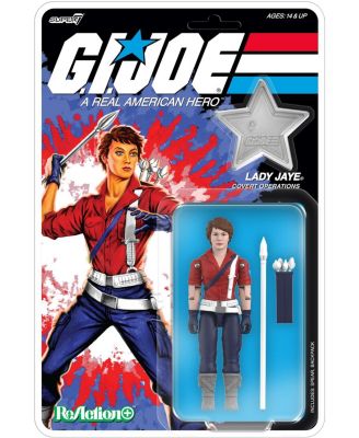 G.I. Joe Lady Jaye Limited-Edition Wave 8 ReAction+ Action Figure, Ages 14+