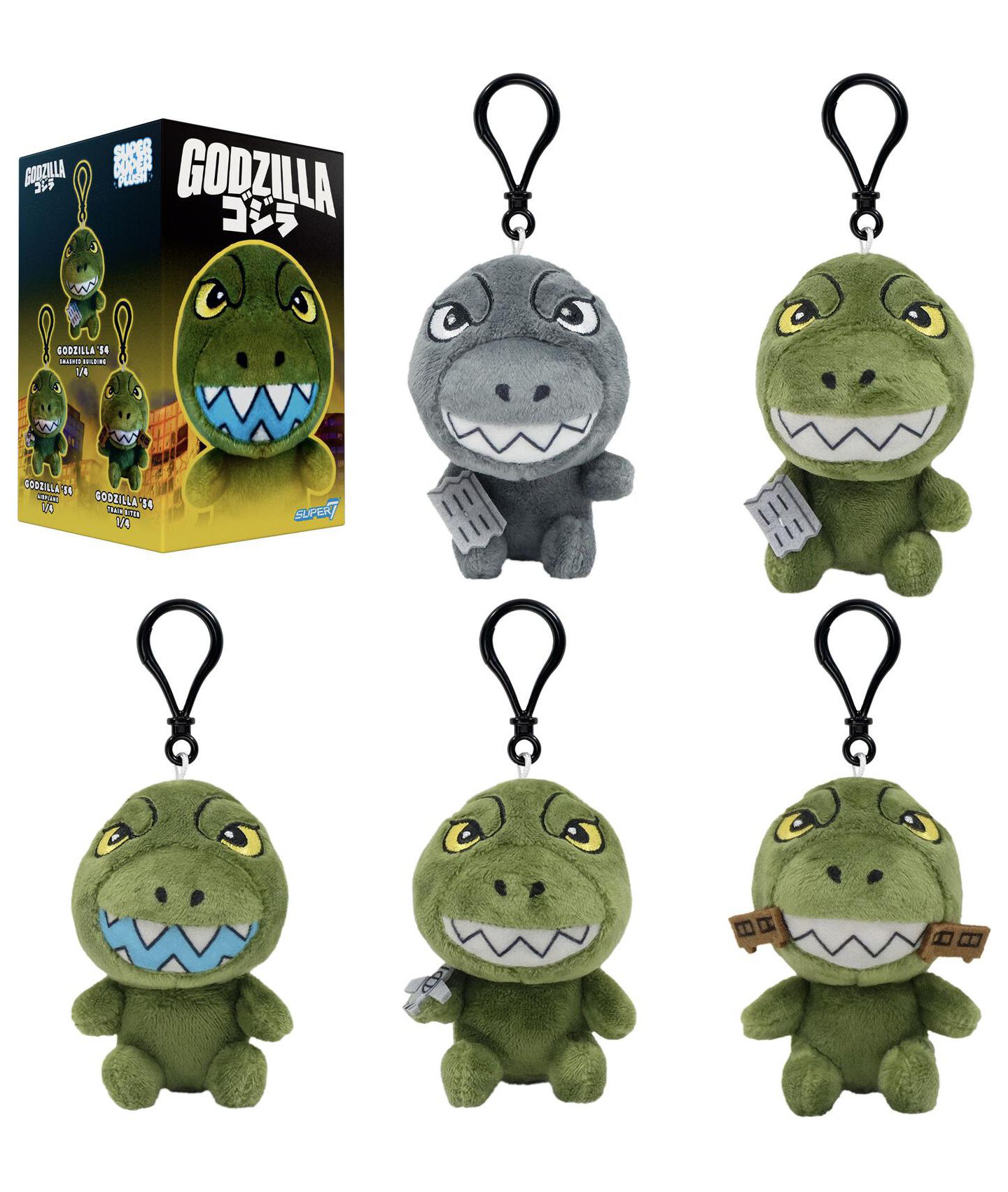 Плюшевый брелок Super7 Dinosaur Super Duper Blind Box, 6 дюймов, цвет: Open Miscellaneous — фото 2