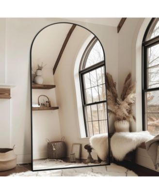 Full Length Mirror, 90"x46" Floor Mirror for Bedroom, Hanging Mounted for Living Room Cloakroom