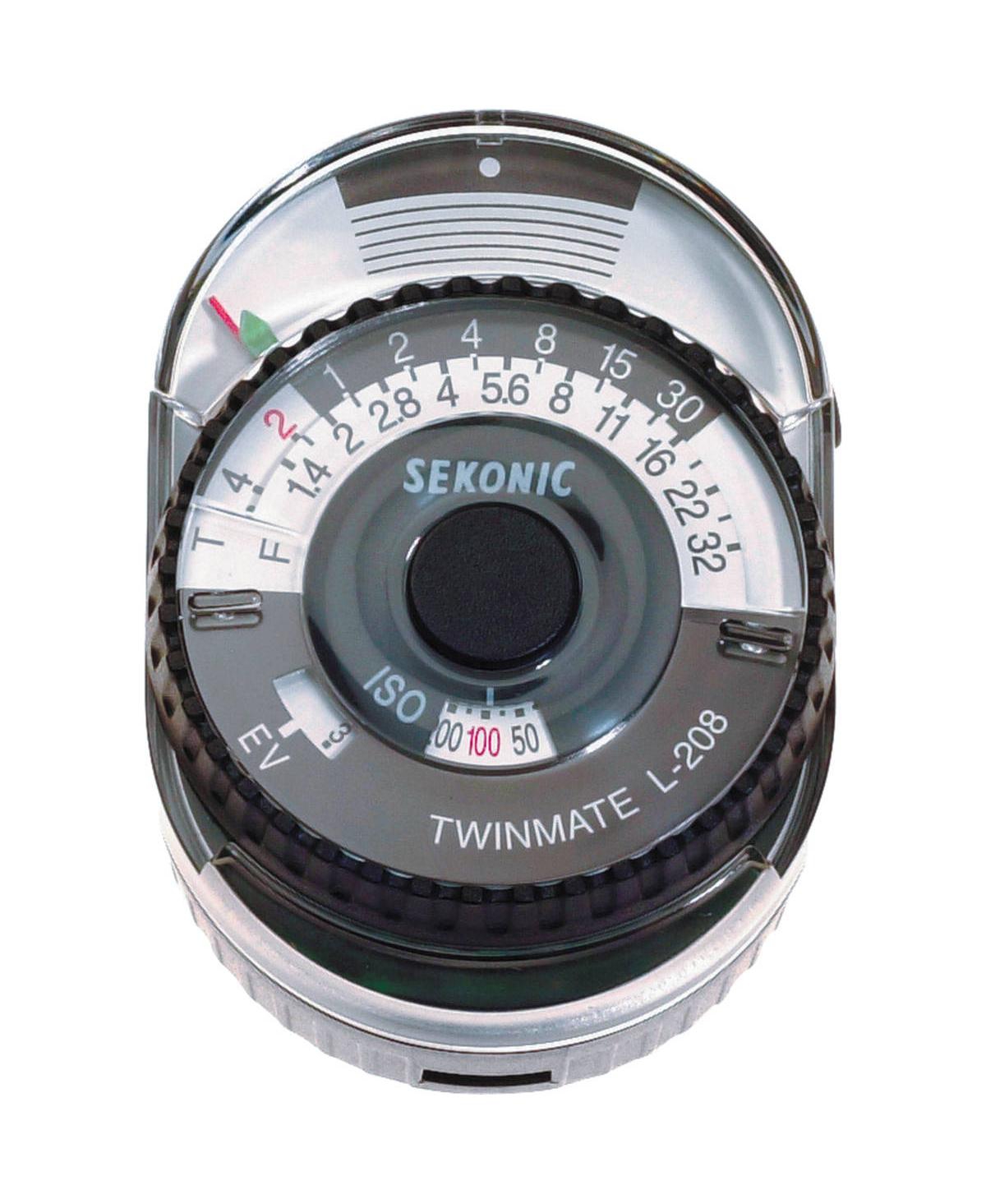 Sekonic L-208 Twinmaster Incident/Reflected Light Meter for Cameras - Black