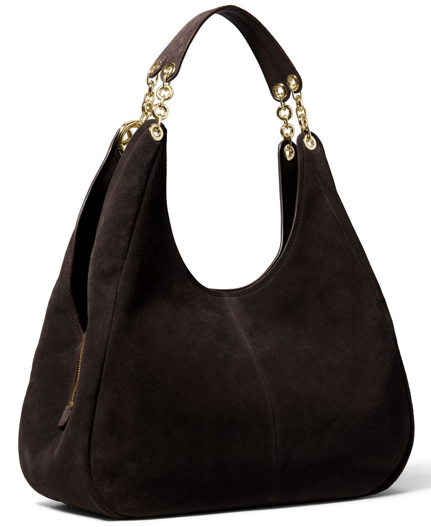 Женская сумка Michael Kors Large Triple Compartment Shoulder Handbag, цвет: Шоколадный — фото 2