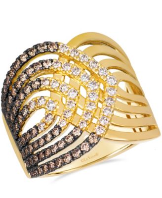 Chocolate Diamond Ring (1 ct. t.w.) Honey Gold™ in 14k Yellow Gold