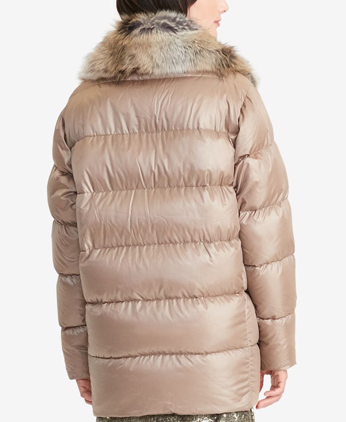 Lauren Ralph Lauren Petite Quilted Down Coat Macy's