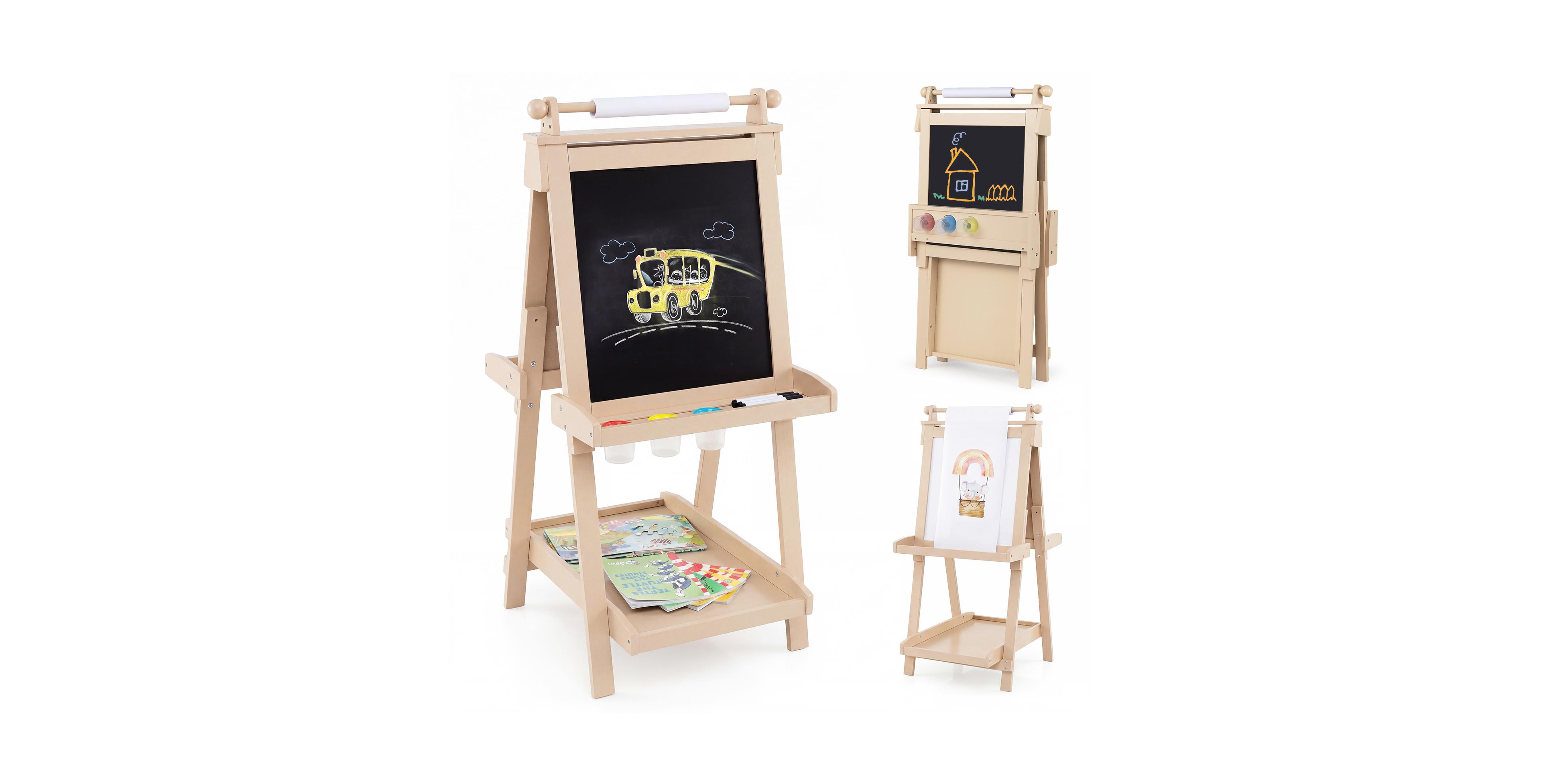 Costway 3-In-1 Kids Art Easel