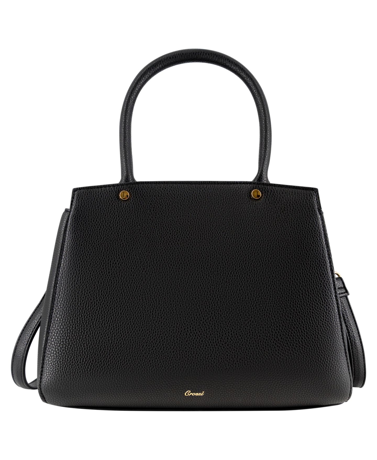 Женская сумка LIKE DREAMS Royal Bow Gold-Tone Medium Satchel Handbag, цвет: Чёрный — фото 2