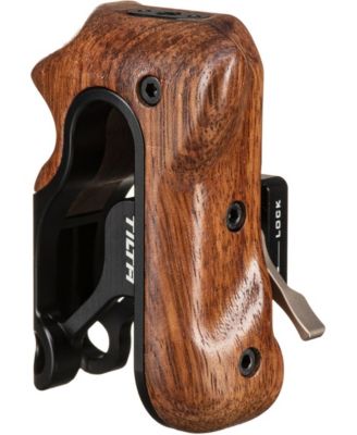 Left Side Wooden Handle Type 4 Ergonomic NATO Rail Mount for Camera Cages