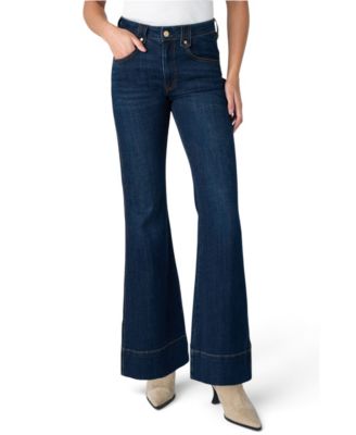 Women's Hannah Outlaw High-Waisted Flare Dark Wash Jeans