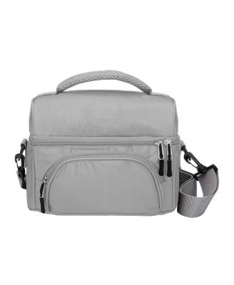 Lunch Bag With Adjustable Strap and Outer Pocket Camping Outdoor Picnic