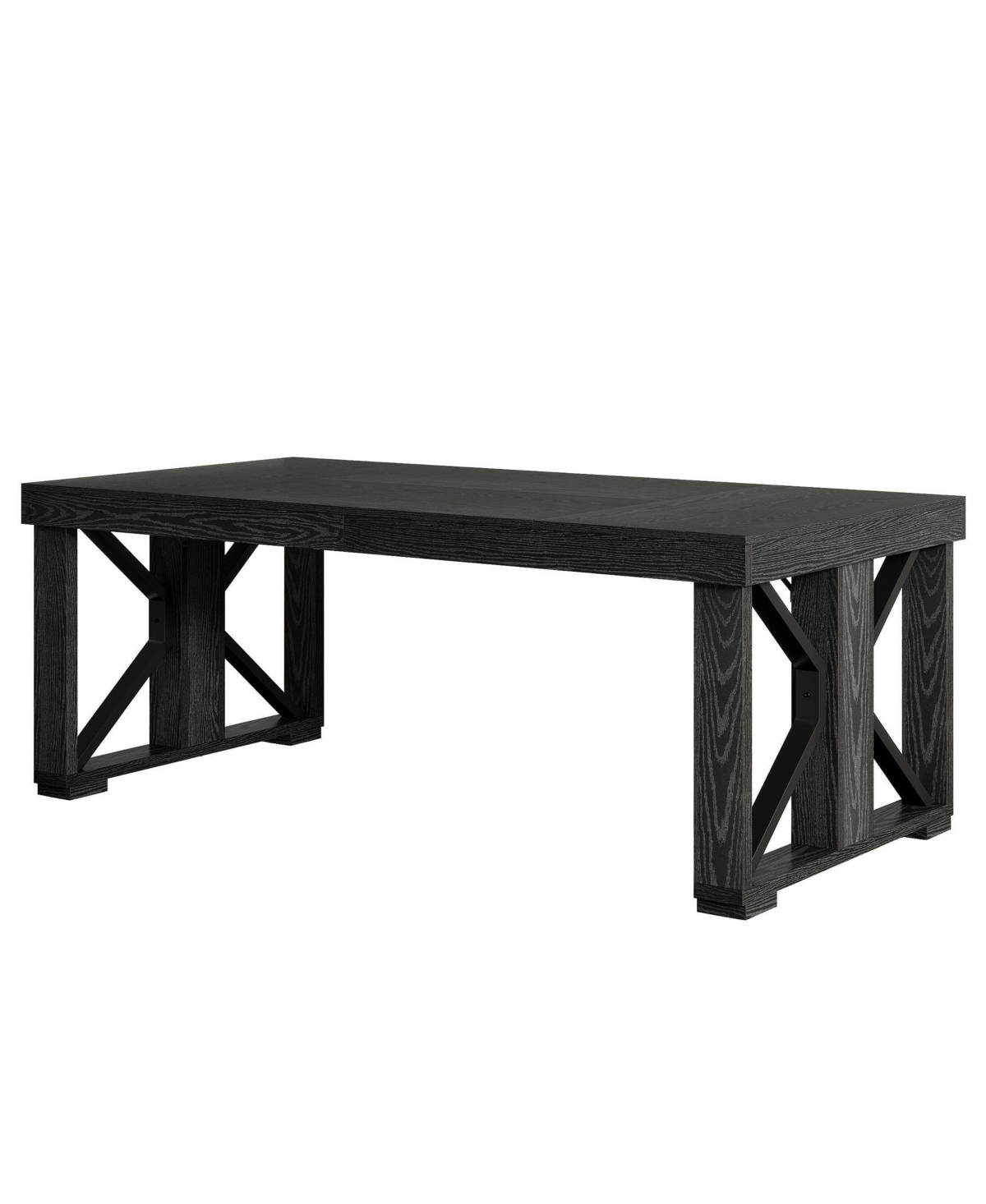 Slickblue Marble Finish Kitchen Dining Table for Home Dining Area