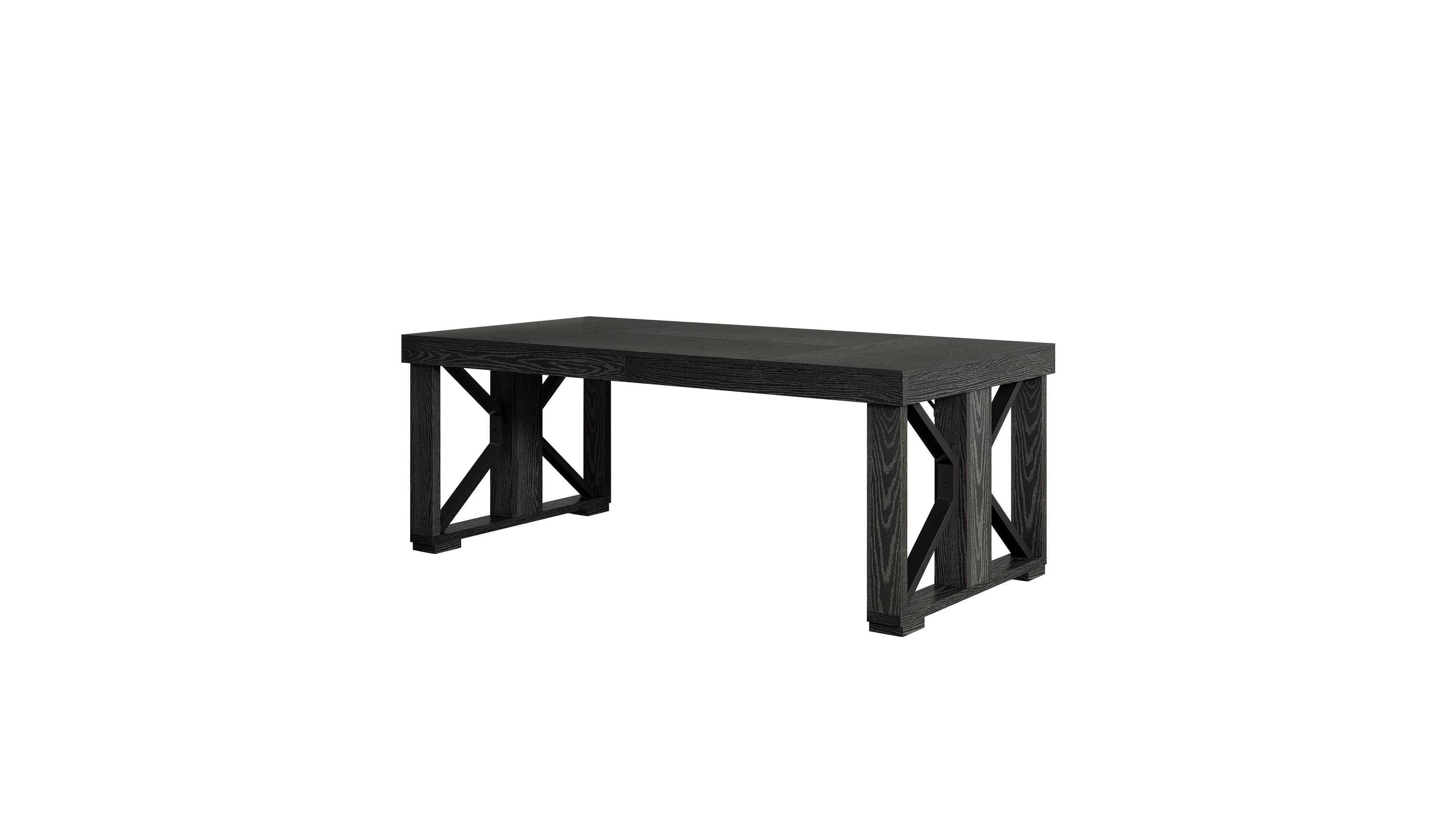 Slickblue Marble Finish Kitchen Dining Table for Home Dining Area