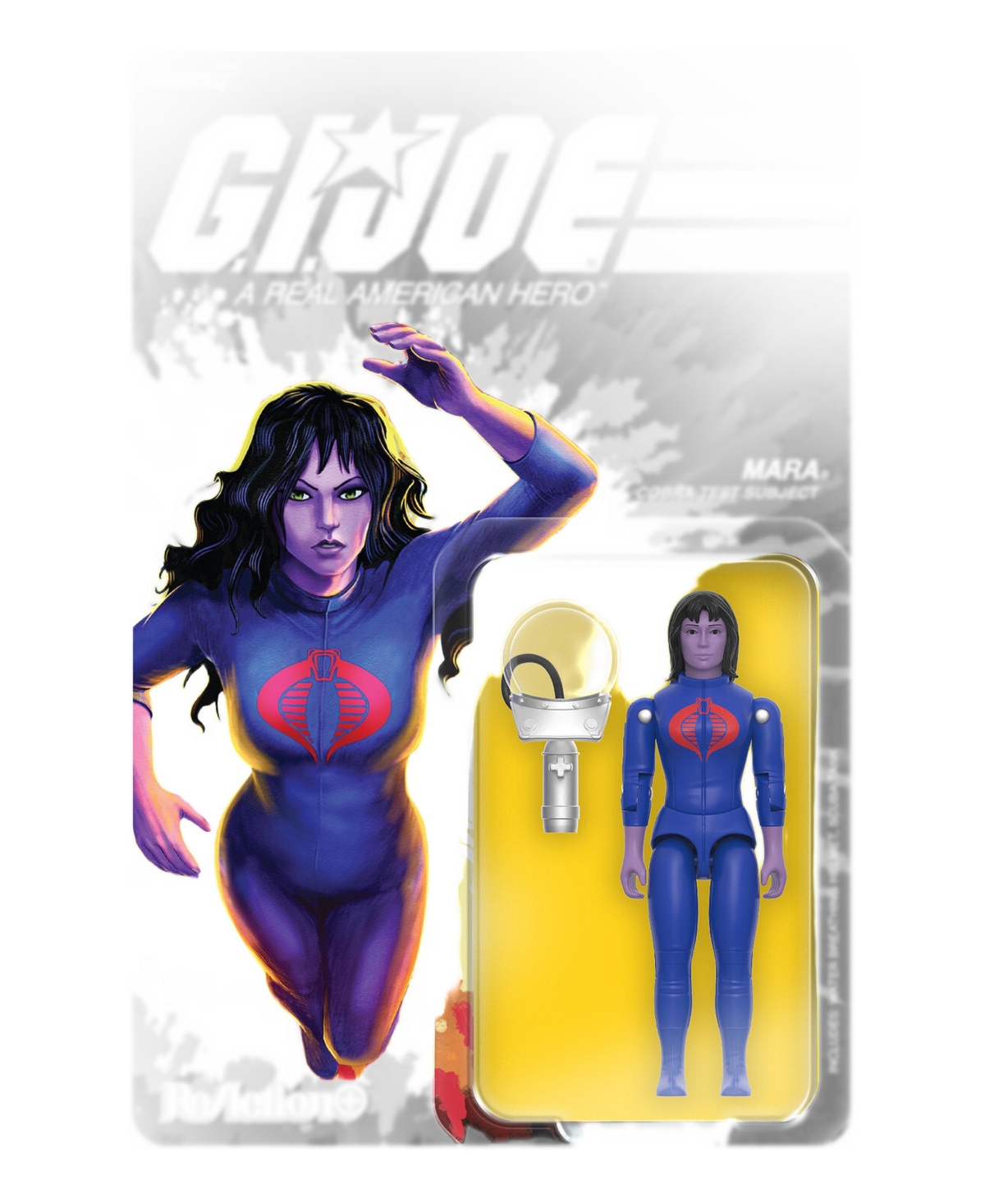 Super7 G.i. Joe Mara 3.75" 12-Point Articulated Action Figure, 14+ Years