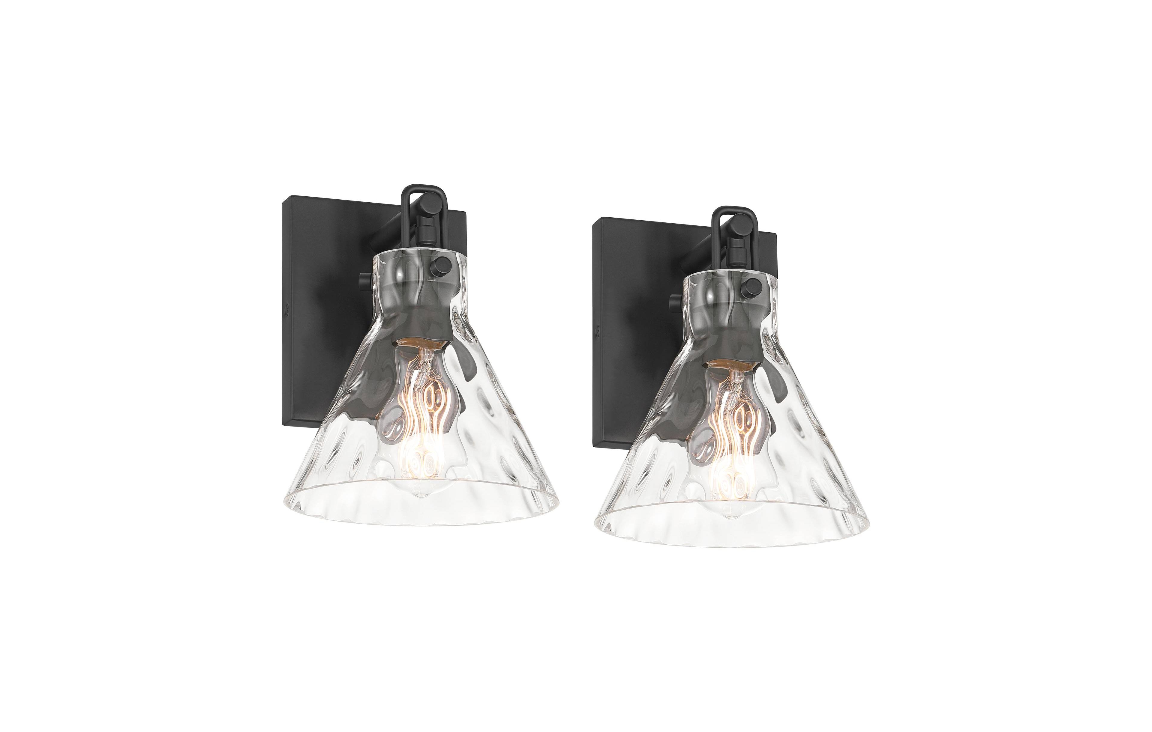 Possini Euro Design Possini Euro Ishii 9 1/4" Wide Matte Black Wall Sconce Set of 2