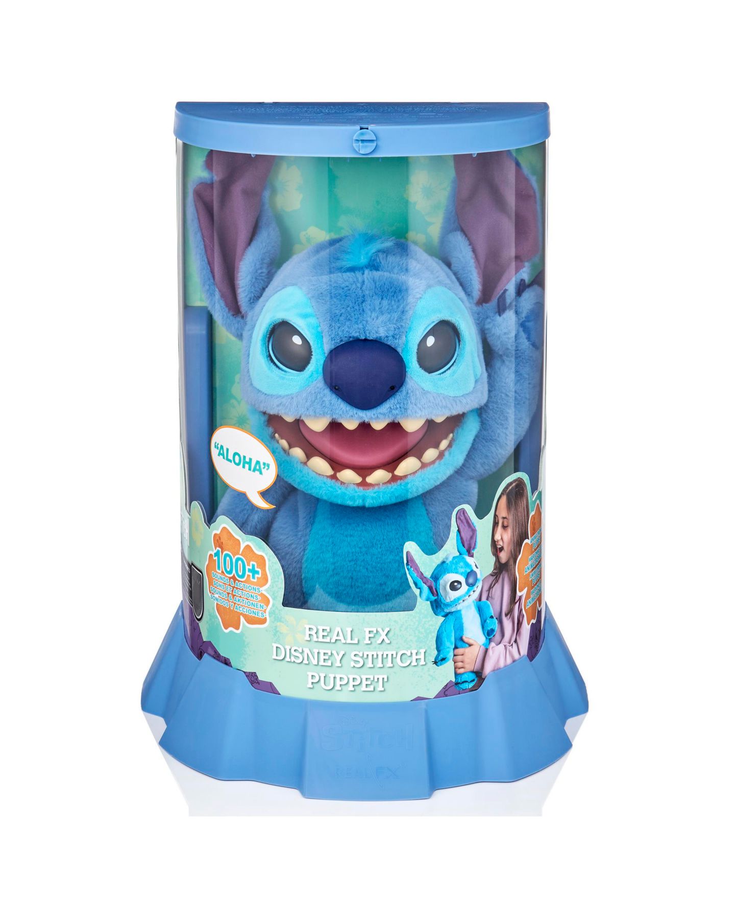 Детская мягкая игрушка WOW! STUFF Stitch 18" Interactive Puppetronic Plush, цвет: Синий — фото 2