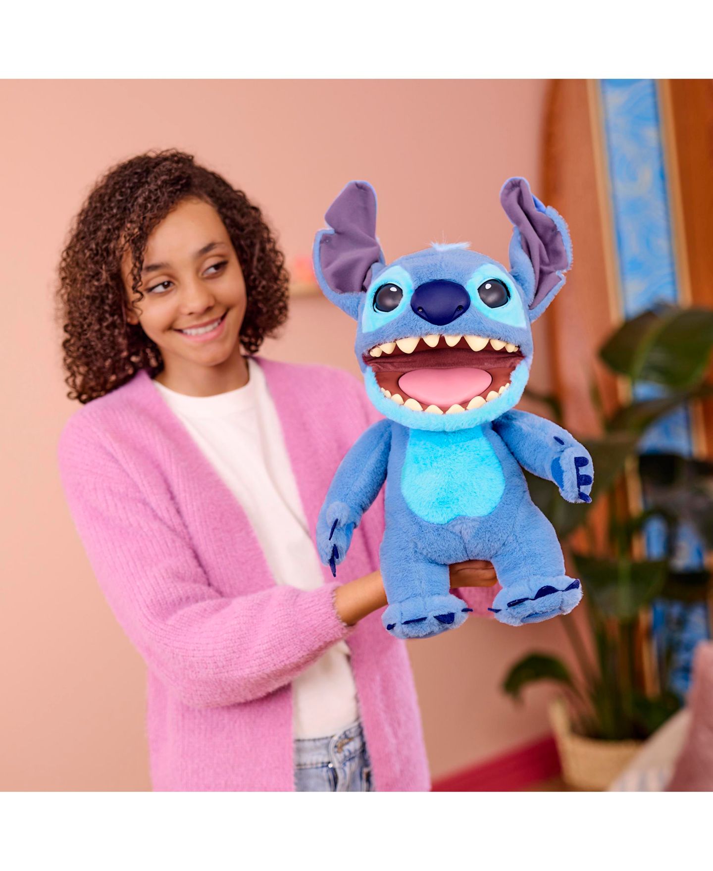 Детская мягкая игрушка WOW! STUFF Stitch 18" Interactive Puppetronic Plush, цвет: Синий — фото 10