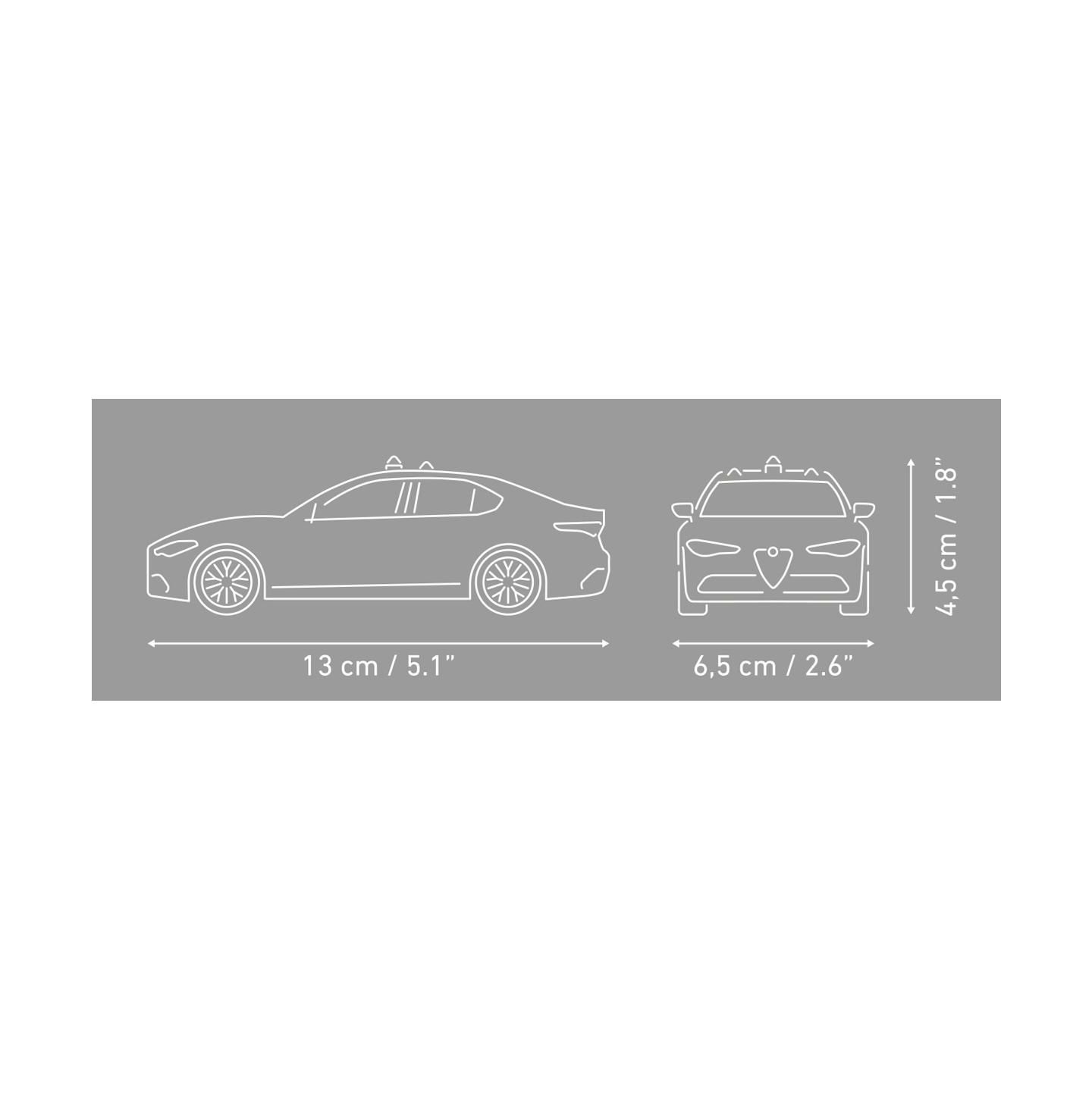 Детский конструктор COBI Alfa Romeo Giulia Quadrifoglio Guardia di Finanza 97-Piece Building Set, Ages 6+ — фото 4