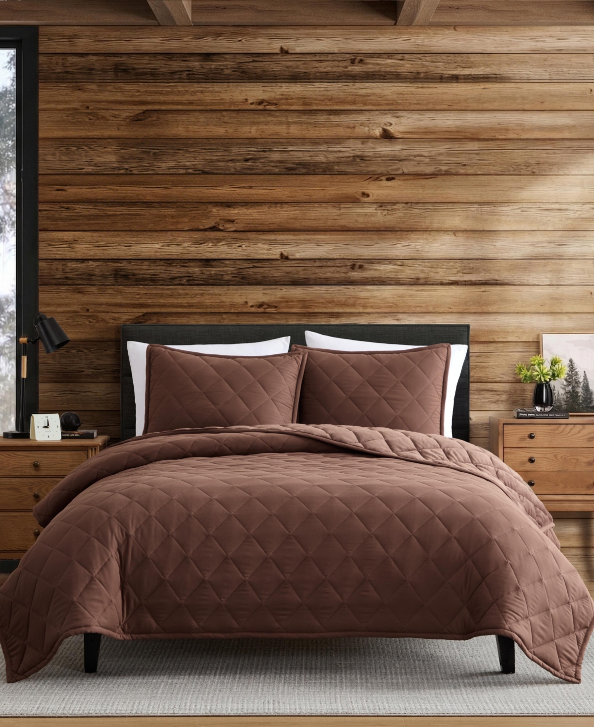 Eddie Bauer Hendricks Washed Microfiber 2-Piece Quilt Set, Twin