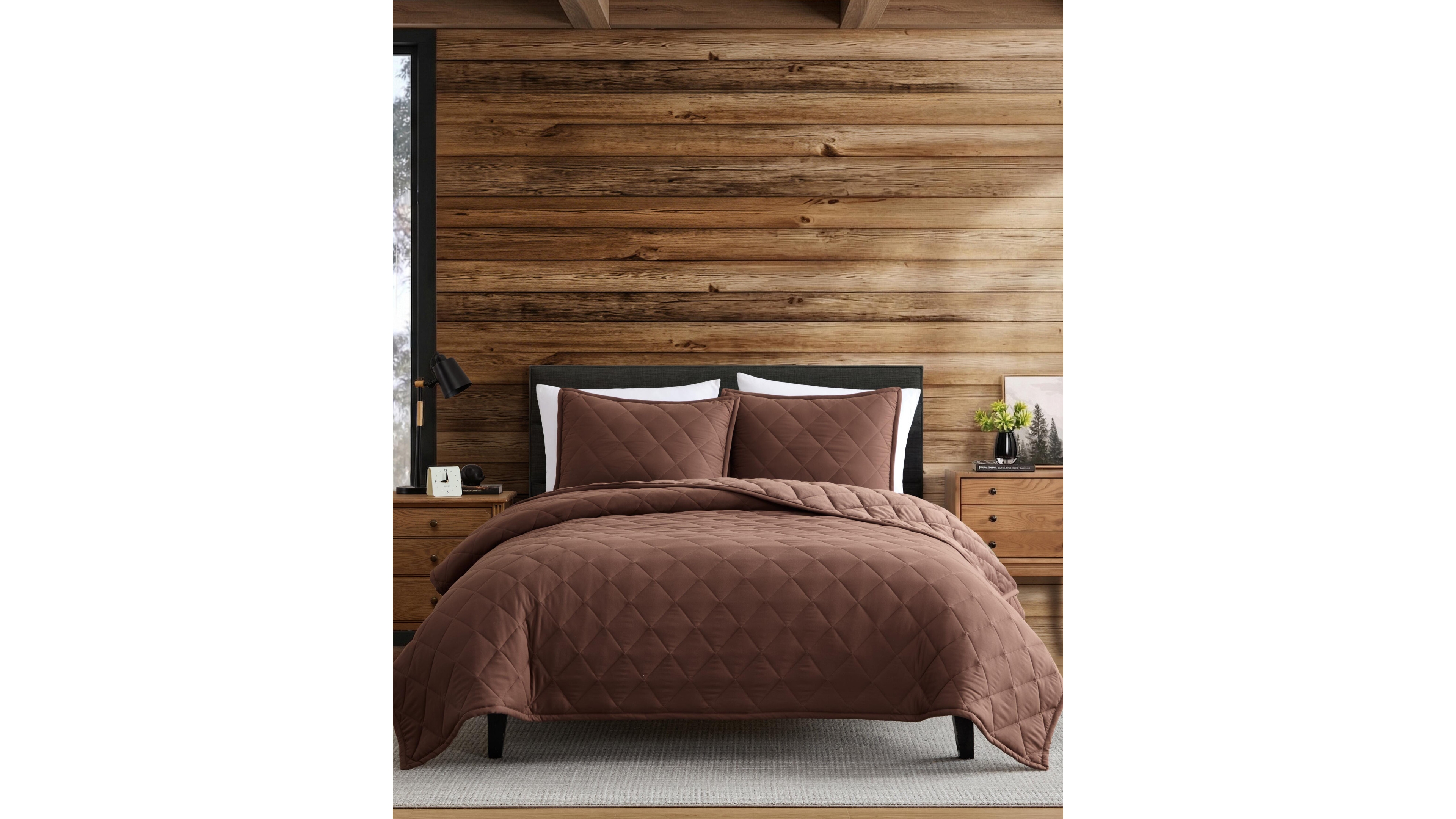 Eddie Bauer Hendricks Washed Microfiber 2-Piece Quilt Set, Twin