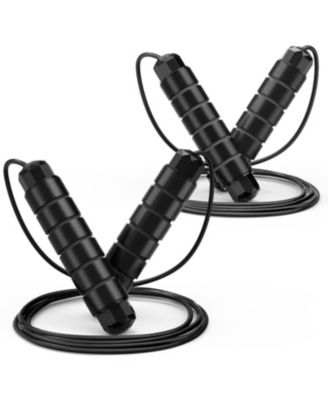 Tangle Free Speed Jump Rope Adjustable Ergonomic Foam Handles Fitness Equipment