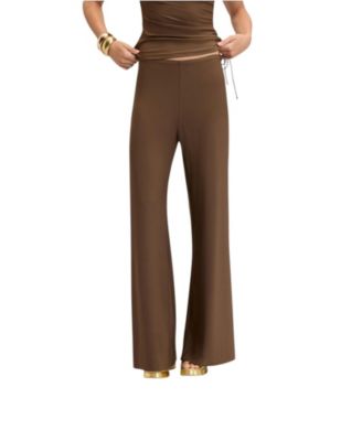 Women's Matte Jersey Pull-On Trouser Pants