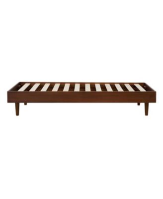 Mid-Century Modern Bed Frame with Platform Design for Bedroom