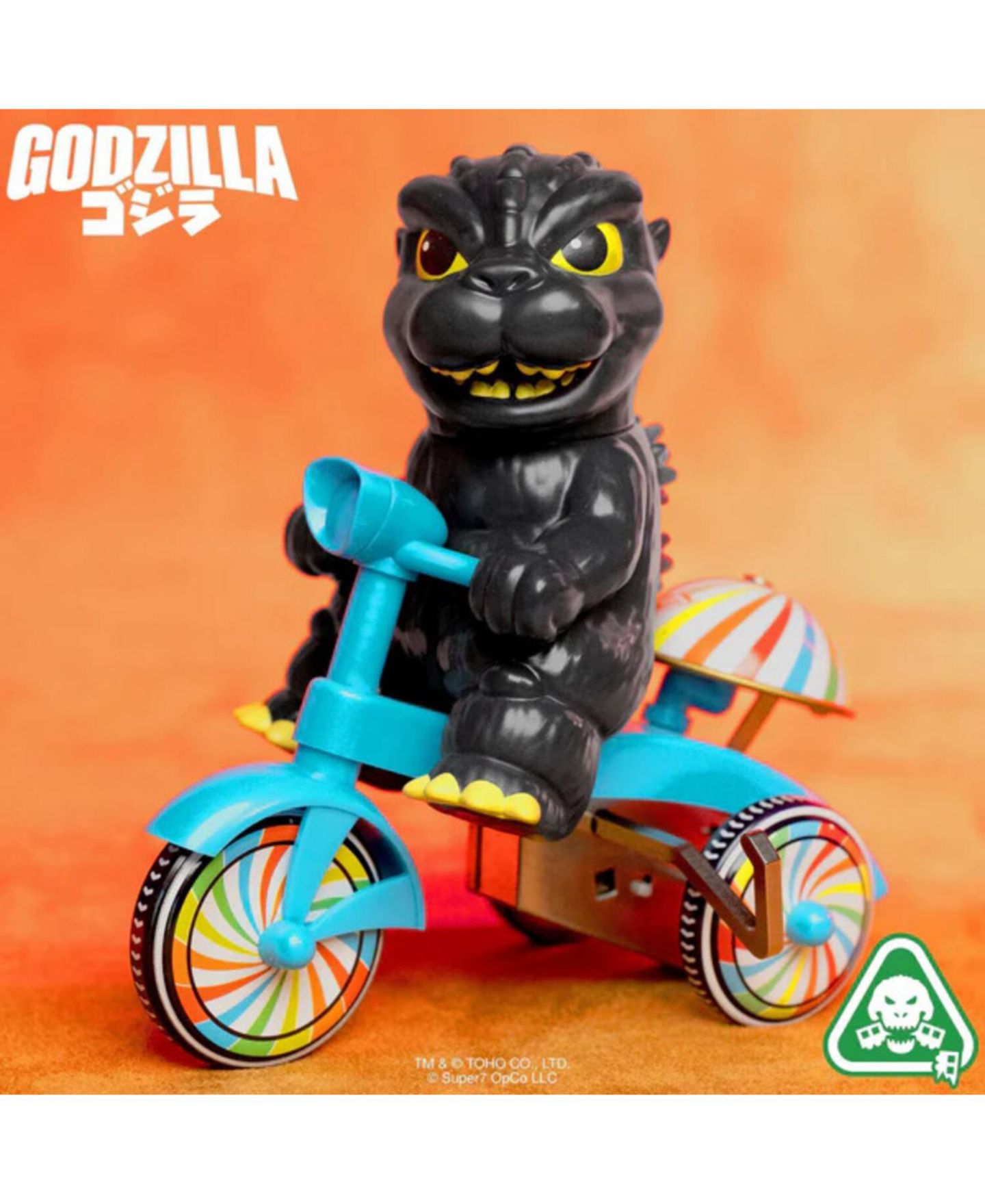 Детская игрушка Super7 Toho Super Cycles Godzilla '89 Wind-Up Collectible Toy Vehicle — фото 2