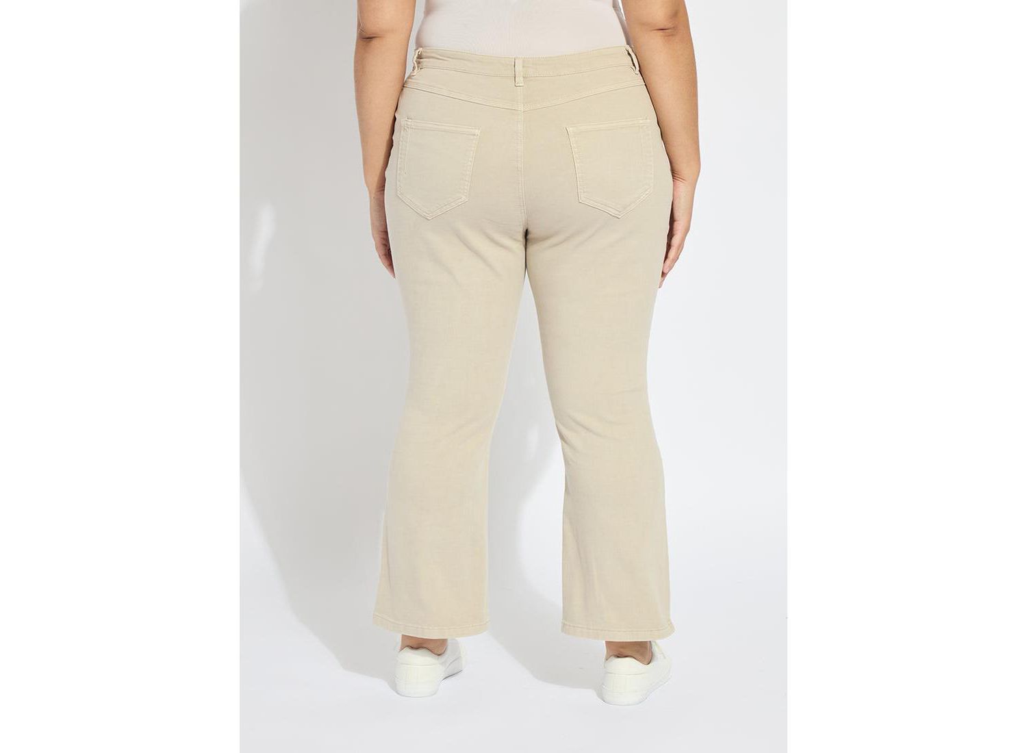 Plus Size Ankle Estelle Everyday Flare Denim Curvy, 27" Inseam