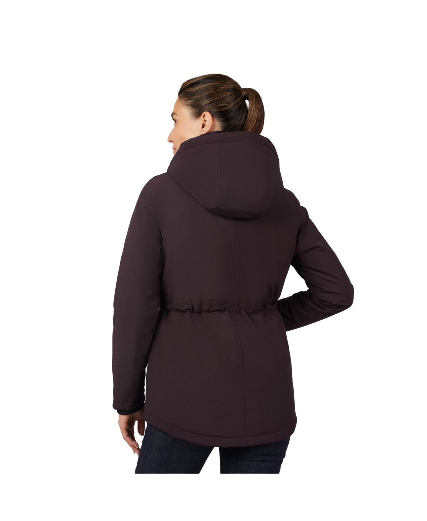 Женская куртка Free Country Thermo Super Softshell Zip Up, цвет: Коричневый — фото 3