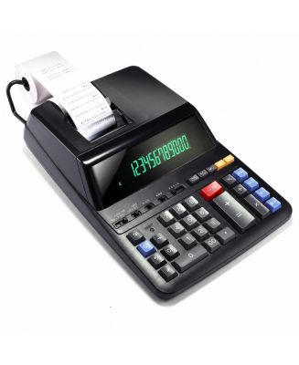 Four Candies 12 Digit Two Color Print Calculator High Contrast Display ...