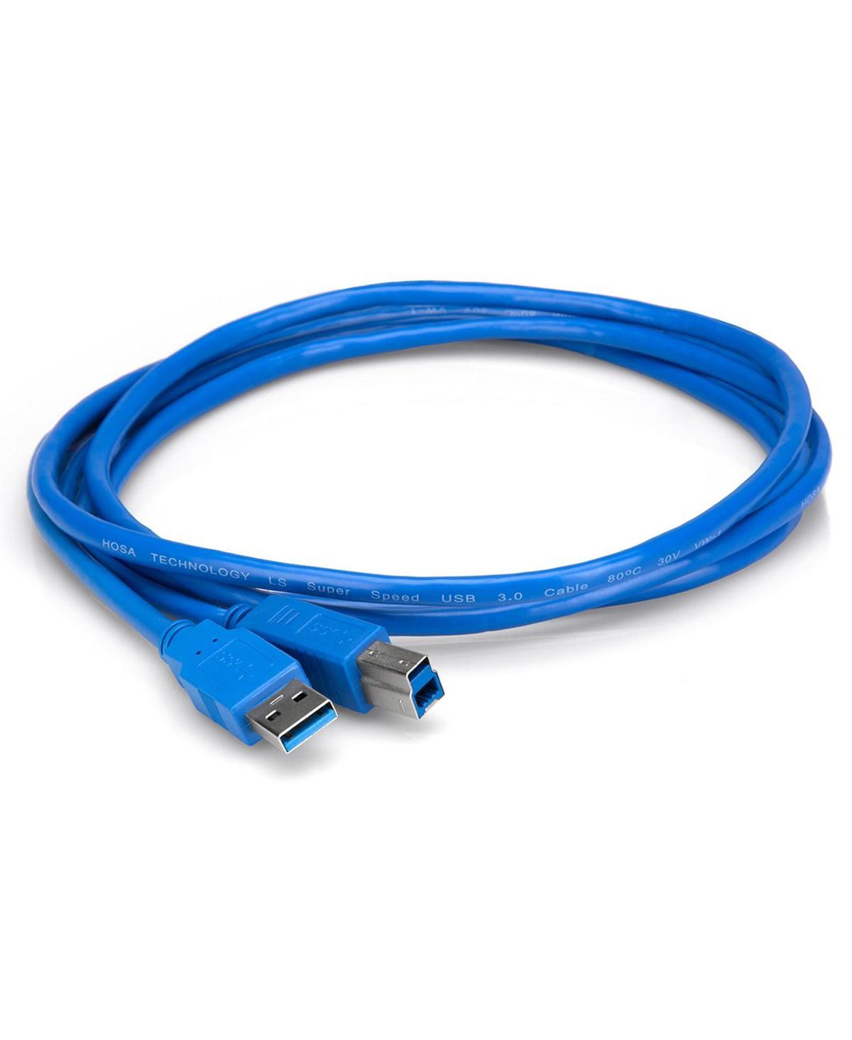 Hosa Technology SuperSpeed Type A to Type B Usb 3.0 6-Foot Cable for Pc and Peripherals
