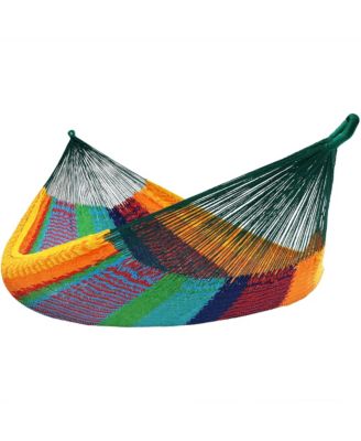 Green Striped Double Hammock