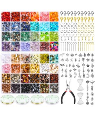 48 Colors Crystal Beads Jewelry Making Kit Supplies for Bracelet Earring Necklace