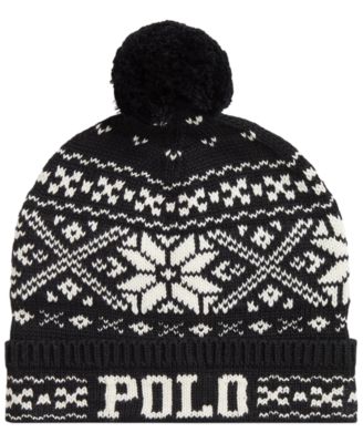 Boys' 8-20 Fair Isle Pom-Pom Fleece-Lined Beanie