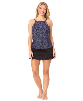 Women's Cali Underwire Tankini and Ruffled Skirt