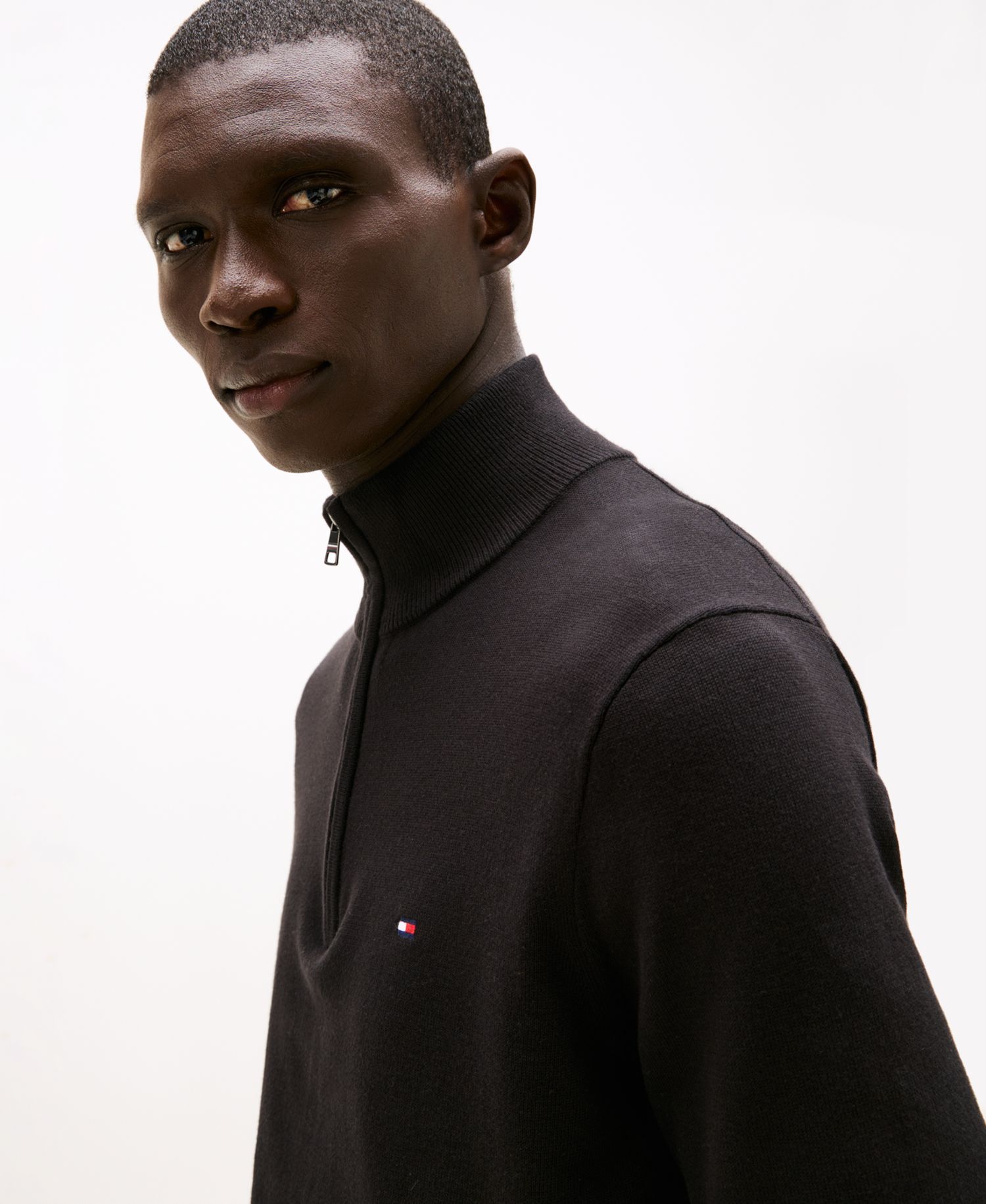 Men's Essential Quarter-Zip Knit Sweater