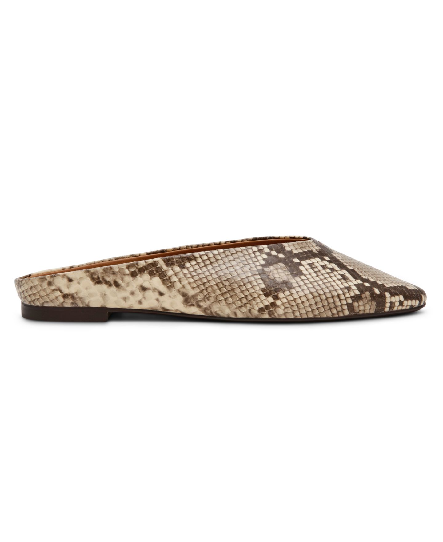 Женские сабо Steve Madden Sherman Round Toe Mule Flats, цвет: Змеиный разноцветный — фото 2