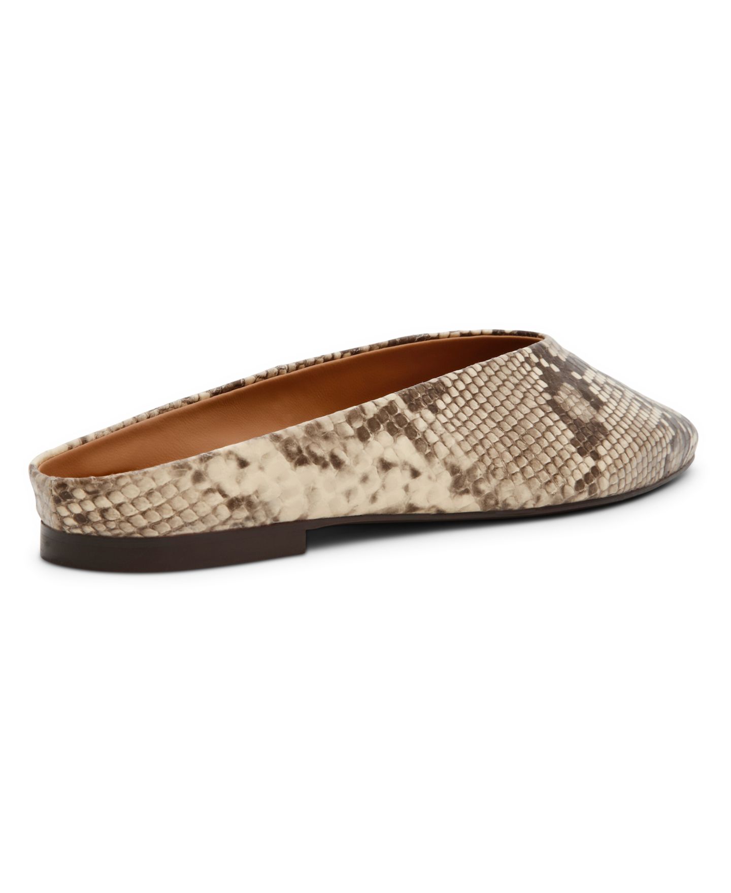 Женские сабо Steve Madden Sherman Round Toe Mule Flats, цвет: Змеиный разноцветный — фото 6