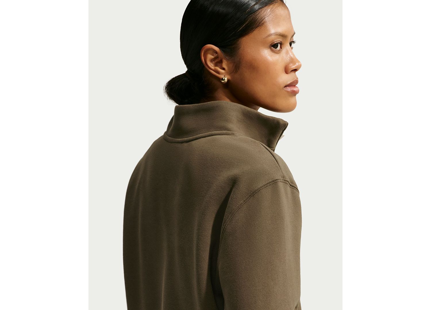 Women's Studio Fleece Quarter-Zip Top