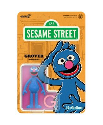 ReAction Figures Sesame Street Grover 1.55" Collectible Action Figure, Ages 14+