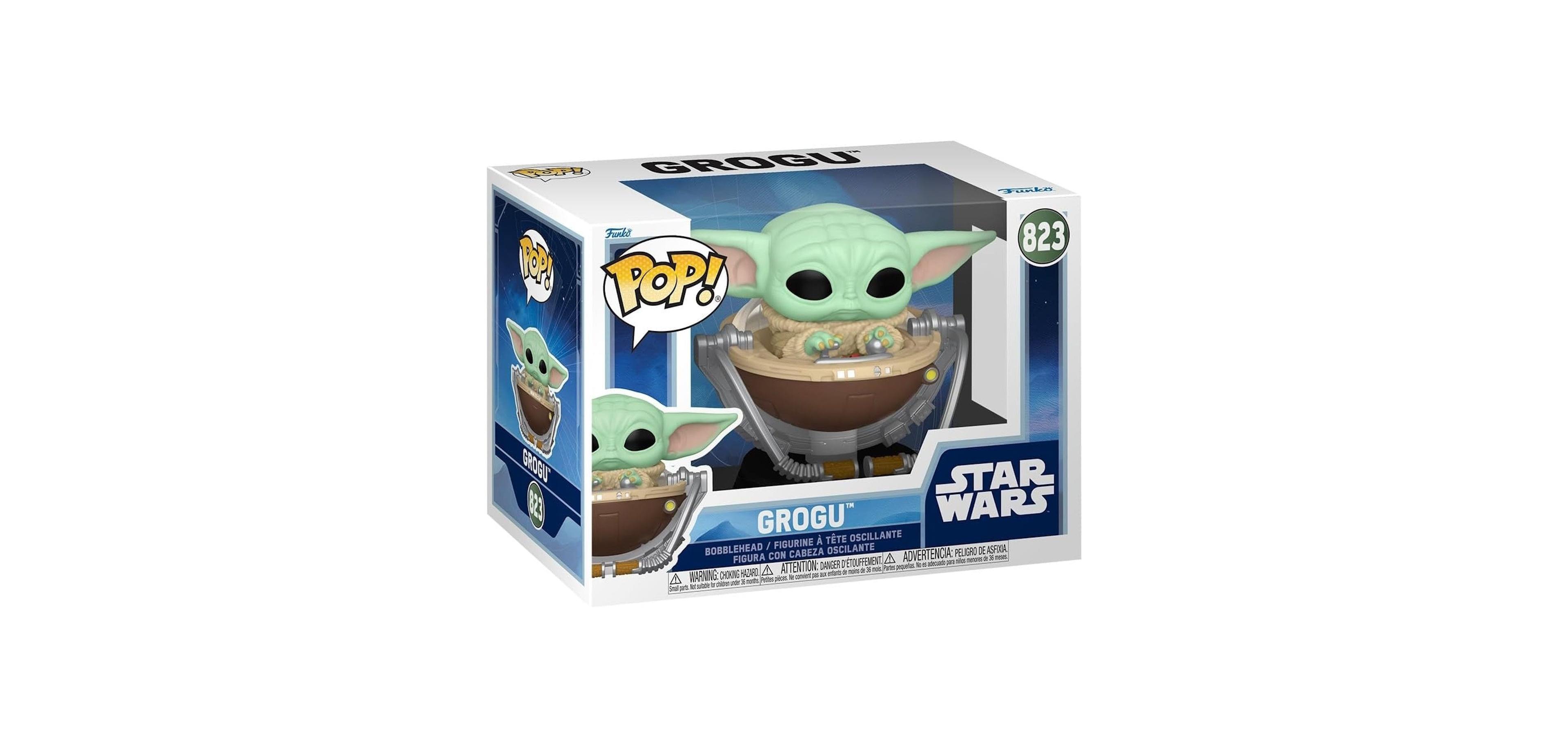Funko Pop! Star Wars Grogu in Pram Bobblehead, Ages 3+